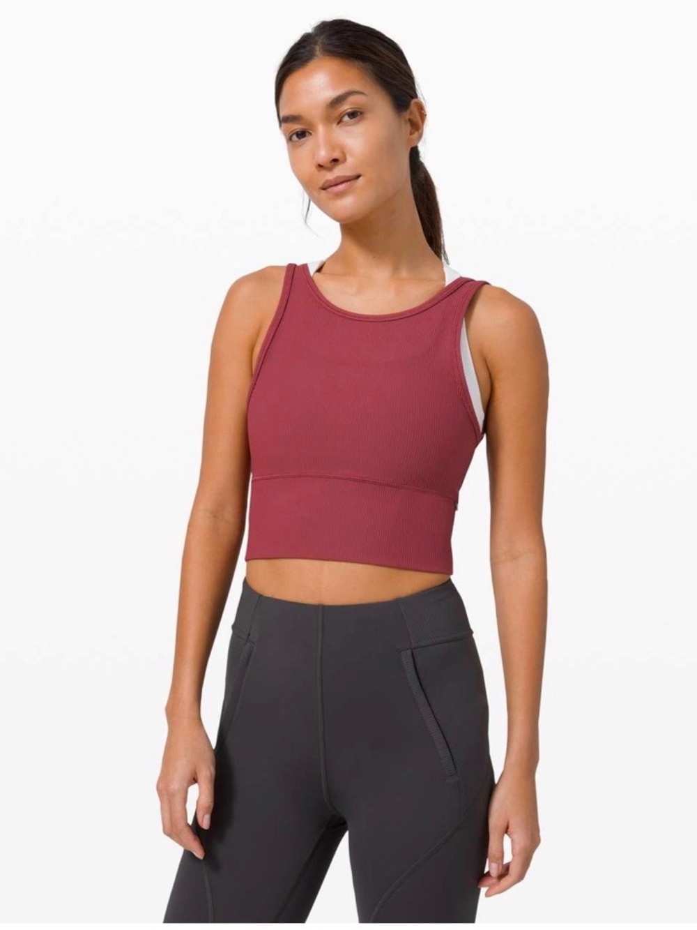 Lululemon Power Pivot Ribbed Tank Top